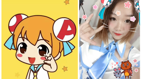 【萌萌猫小乖】按F键进入坦克AC娘